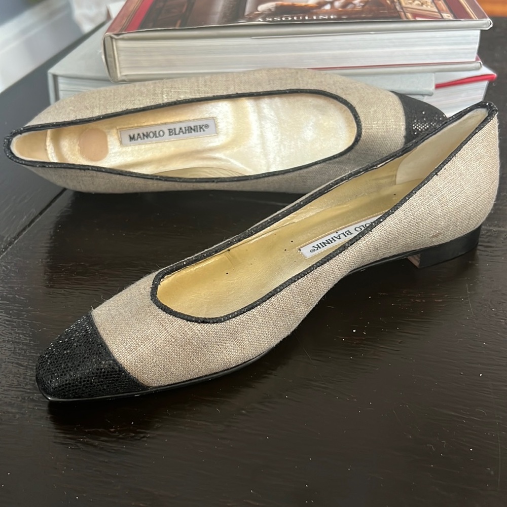 Manolo Blahnik flats  size 7